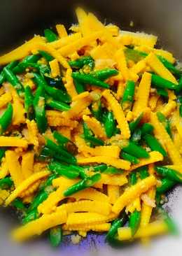 Tumis Buncis Putren Bumbu Kemiri