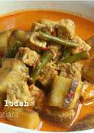 Sayur Lodeh (Terong, Tempe, Kacang panjang)