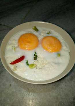 Telur Asin Kukus dengan Tahu