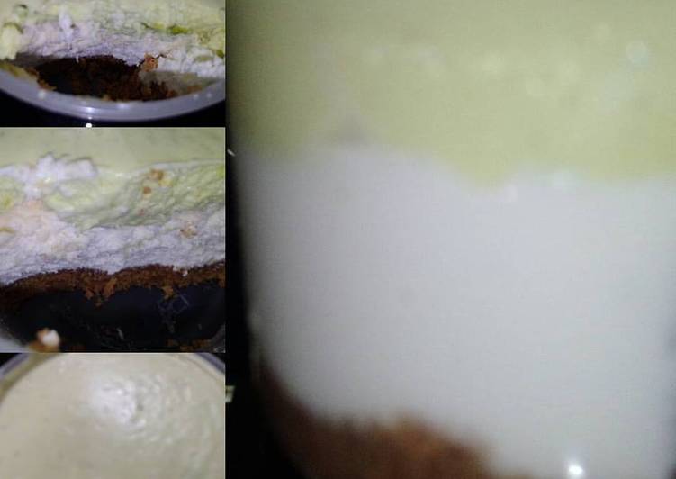 resep lengkap untuk Unbaked Avocado Cheese Cake