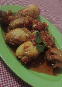 Ayam tumis balado daun jeruk