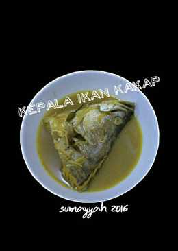 Kepala kakap masak kuning (pallumara)