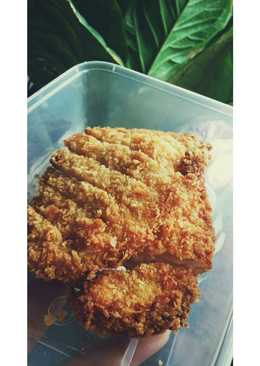 Ayam katsu simple