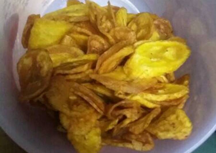 cara membuat Keripik Pisang manis kriuk