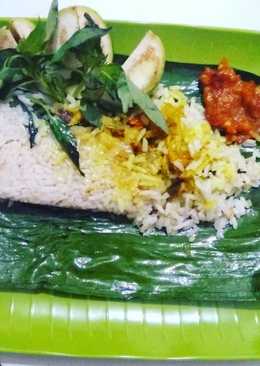 Nasi bakar isi ayam