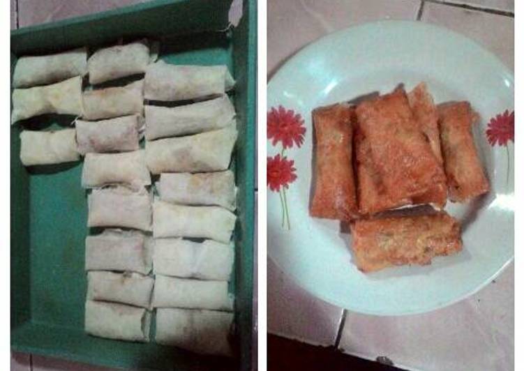 Lumpia isi wortel jamur tiram