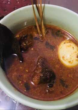 Semur ayam & telur pedas manis