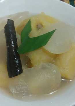 Setup pisang kepok kolang kaling