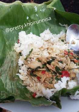 1. Nasi Bakar Teri Kemangi