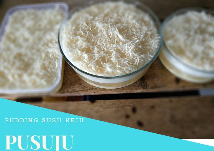 resep masakan Pudding Susu Keju