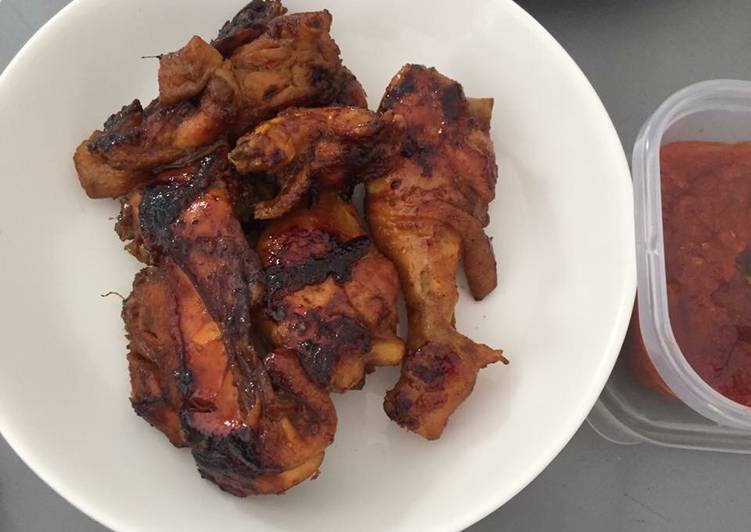 resep Ayam bakar teplon (teflon)