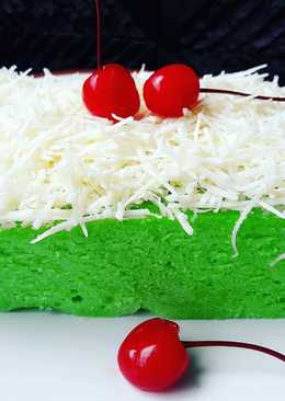 Brownise pandan kukus