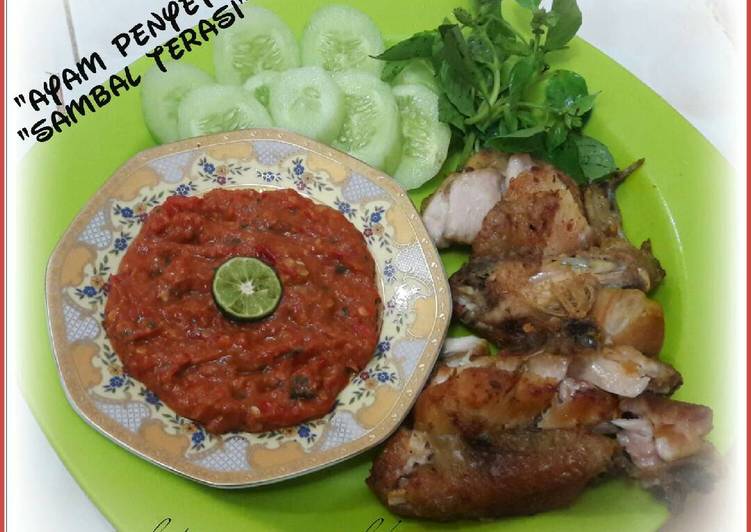 gambar untuk cara membuat Ayam Penyet Sambal Terasi