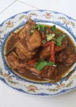 Semur ayam + tempe maknyuss