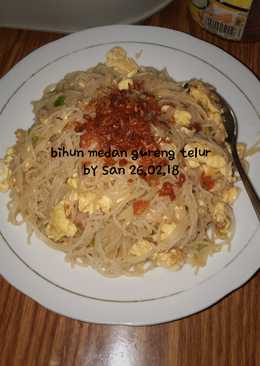 Bihun Medan Goreng Telur