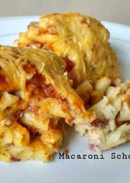 Makaroni Schotel Saus Bolognese