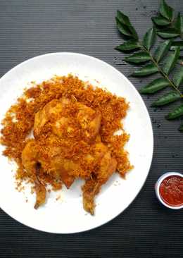 Ayam goreng serundeng #pekaninspirasi