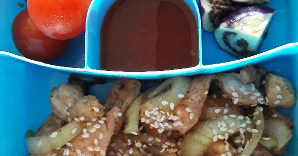Resep Ayam wijen bento oleh Novia eka sari - Cookpad