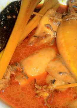 Gulai cumi isi beras ketan