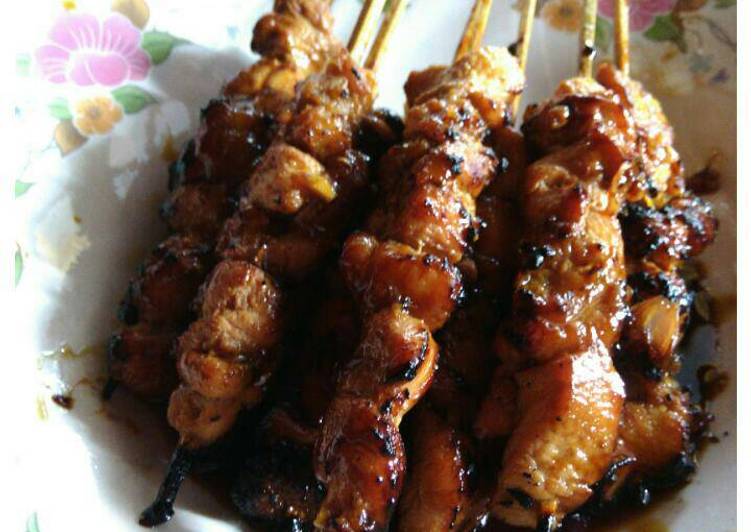 gambar untuk cara membuat Sate ayam teflon,enak&gampang