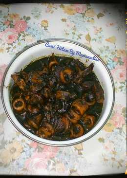 Cumi - Cumi Masak Hitam