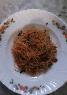 Bihun Goreng Super Pedas sederhana