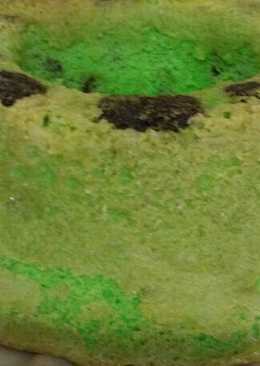 Bolu pandan marmer simpel gak pake ribet