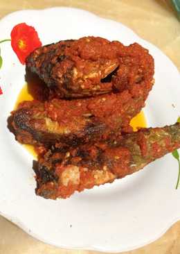 Ikan Bawal hitam balado