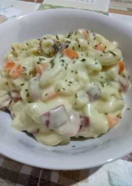 Makaroni Smoked Beef Sosis Saus Keju