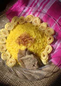 Nasi kuning dari nasi semalam