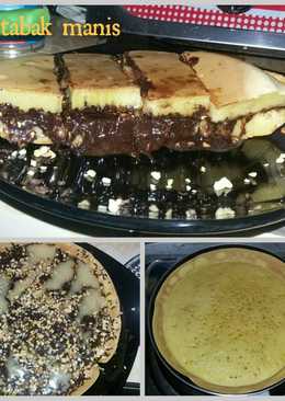 Martabak manis coklat/teflon,takaran sendok