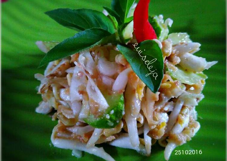 resep masakan Lotek atah (versi maksi GMdietday2)