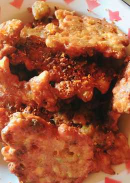 Bakwan brokoli dan ubi goreng