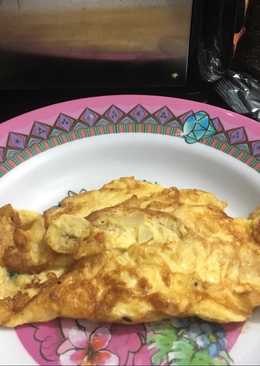 Omellete Padat Gizi (breakfast anak berangkat sekolah)