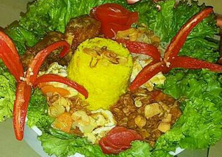 gambar untuk cara membuat Nasi Tumpeng Mini