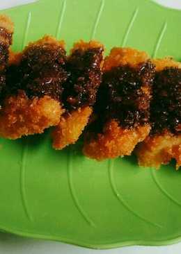 Pisang goreng tepung roti