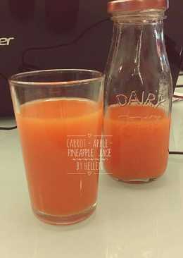 Carrot - apple - pineapple juice