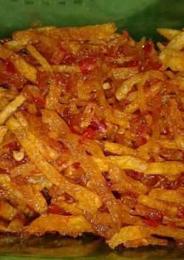 Kentang kering balado