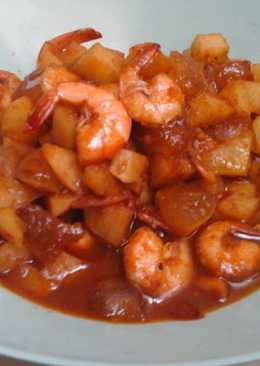 Sambal goreng kentang udang maknyus