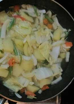 Sawi Kentang clear soup