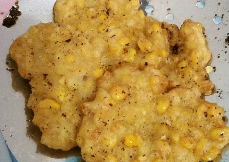 gambar untuk resep Dadar Jagung eggless praktis tanpa ulek