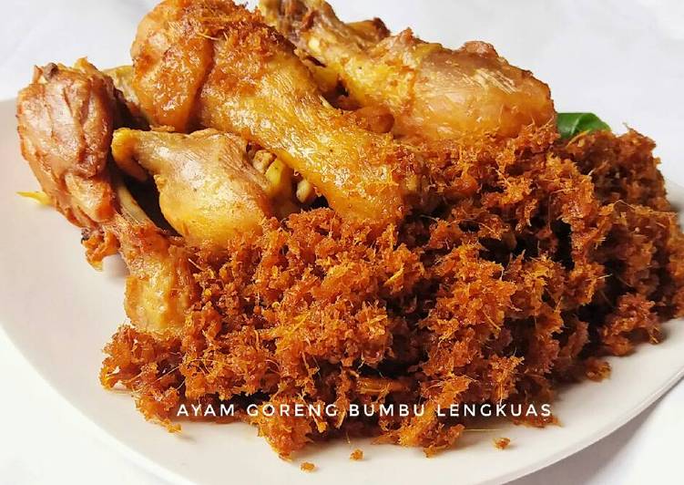 Resep Ayam goreng bumbu lengkuas Dari Syauqiya Sa'adah