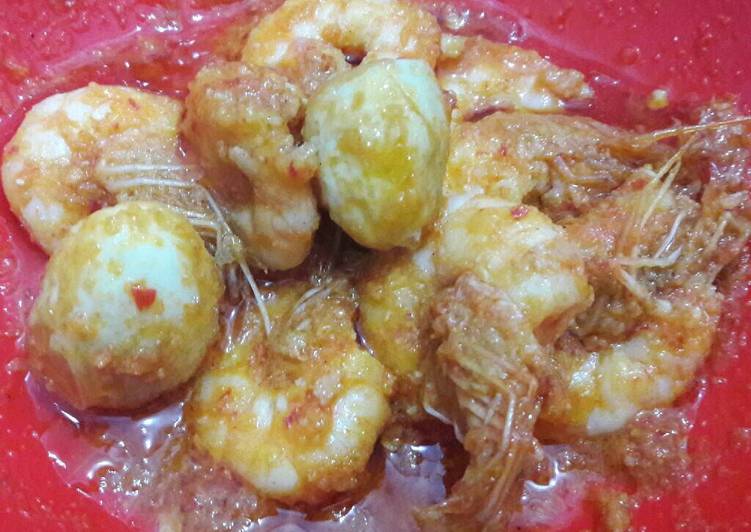 resep masakan Puyuh Udang Balado TieBanny