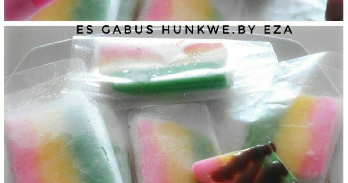 Resep Es  Gabus Hunkwe pelangi oleh Eza Rahayuni Cookpad