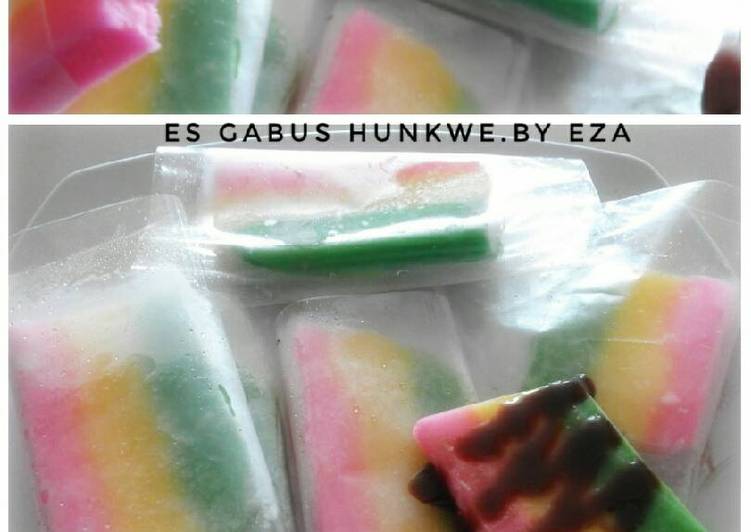 gambar untuk resep Es Gabus Hunkwe pelangi