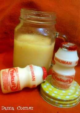 Healthy Sunkist Yakult Shake. Sugar free