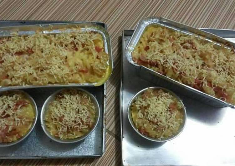 bahan dan cara membuat Macaroni Schootel