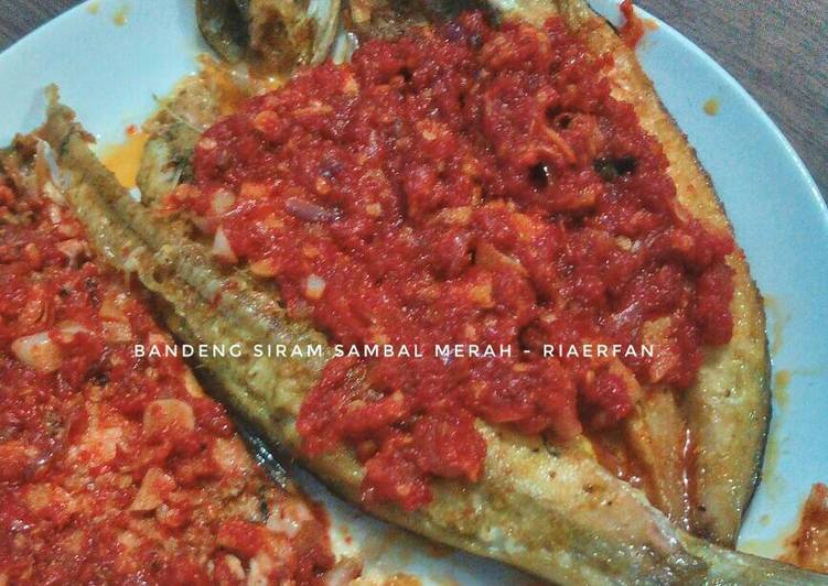 resep lengkap untuk Bandeng siram sambal merah