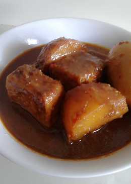 Semur Tahu, Kentang, dan Telur
