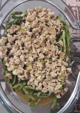 Baby Buncis Siram Ayam Cincang